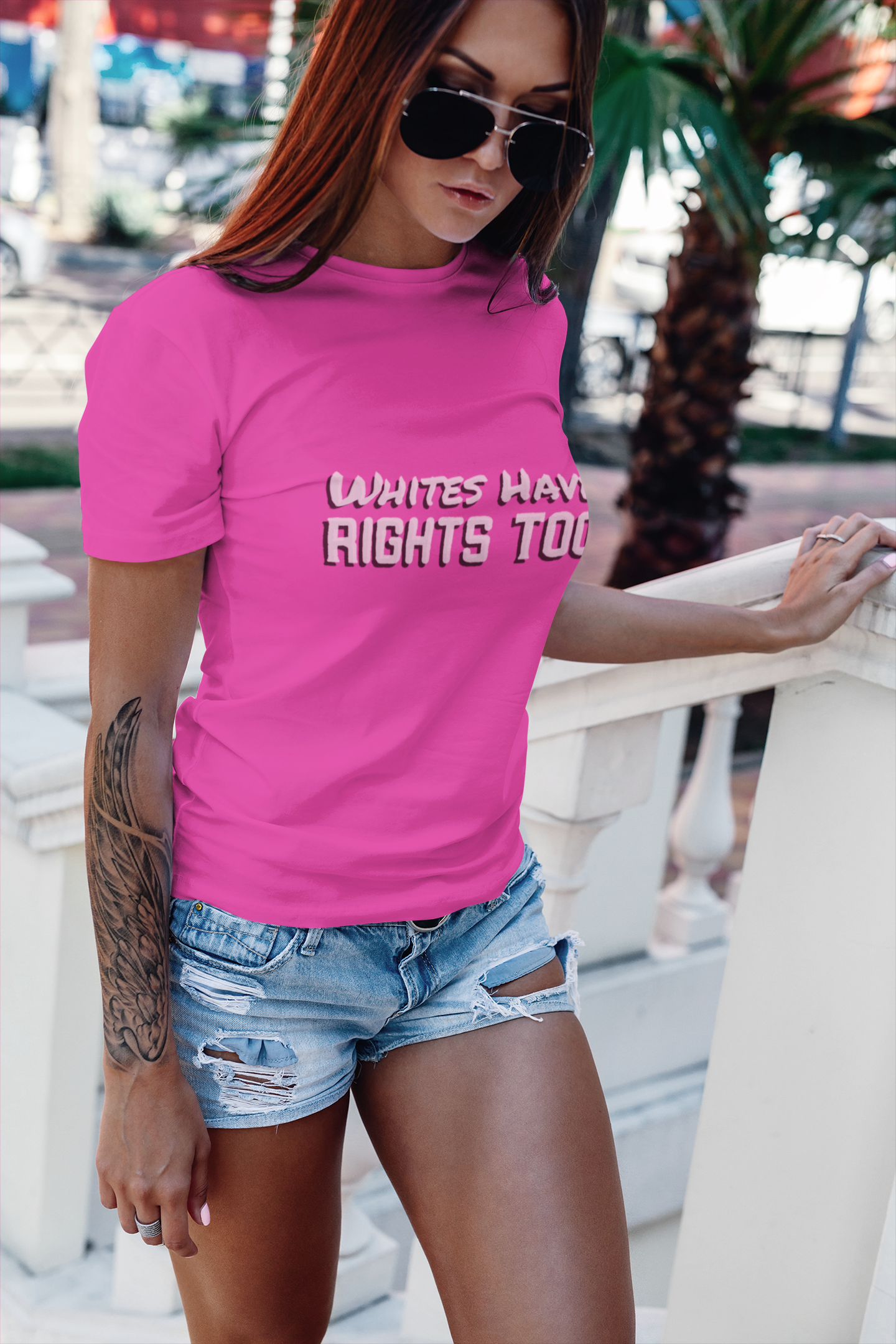 Bold & Controversial T-Shirt - 'Whites Have Rights Too' Shirt, Equality Statement Tee, Social Justice Apparel