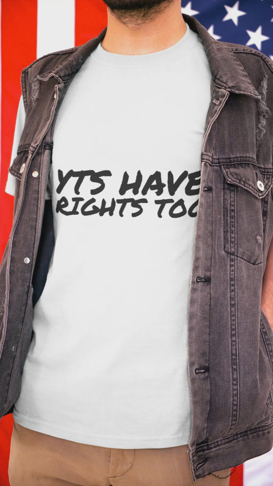 Proud & Empowering T-Shirt - 'Whites Have Rights Too' Equality Shirt, Free Speech Tee, Political Statement Apparel